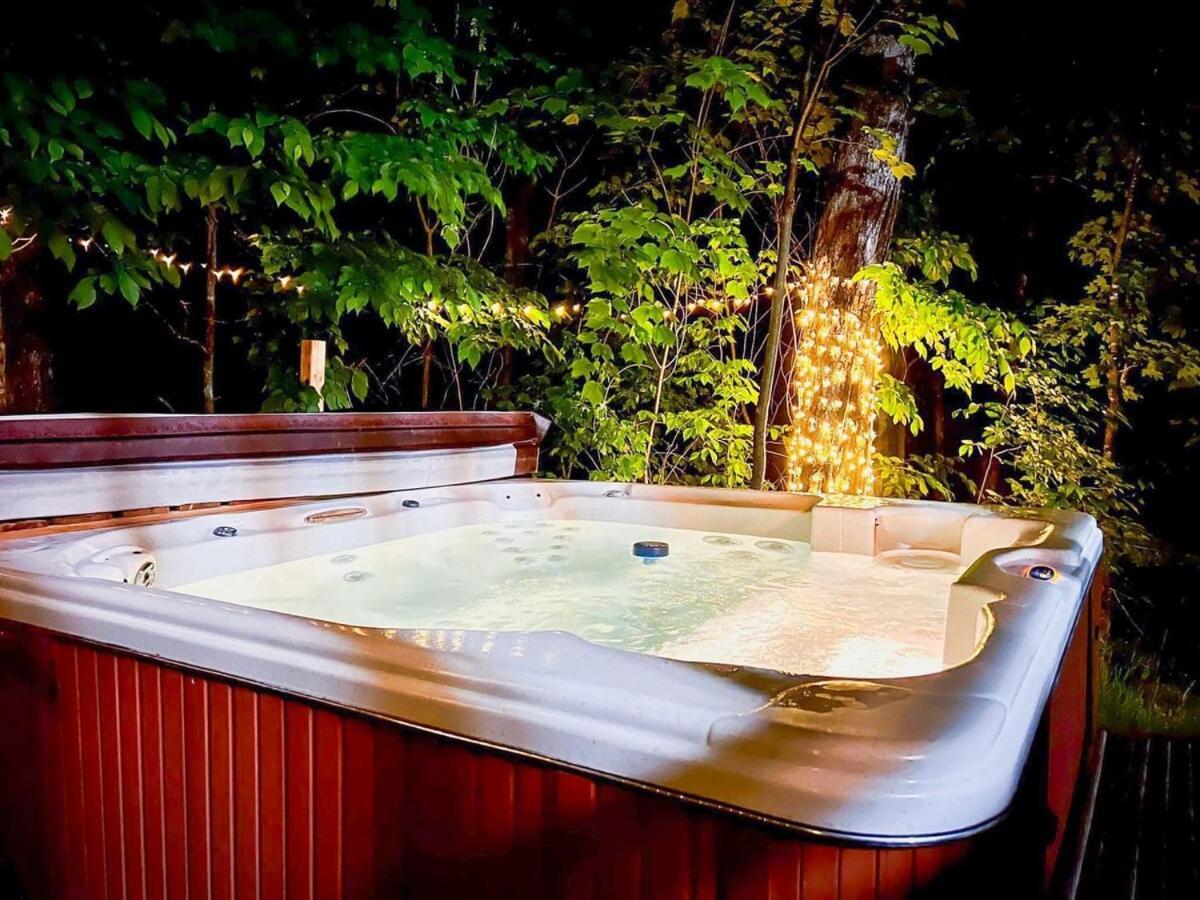 Log With Hot Tub And View Chalet