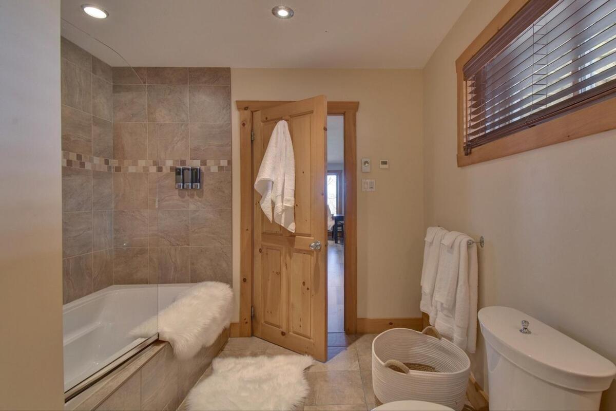 Chalet Log With Hot Tub And View